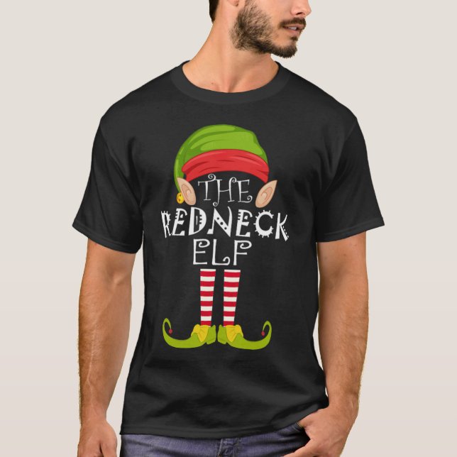 Redneck Elf Familienmatching Group Weihnachten ex T-Shirt (Vorderseite)