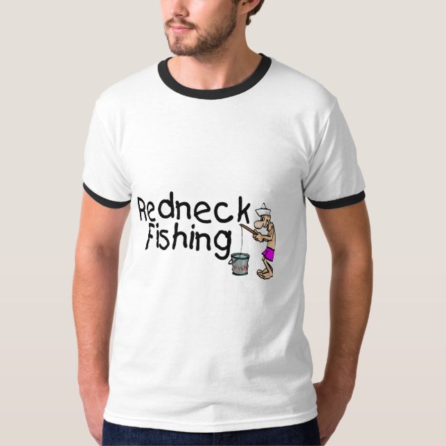 Redneck-Fischen T-Shirt (Vorderseite)