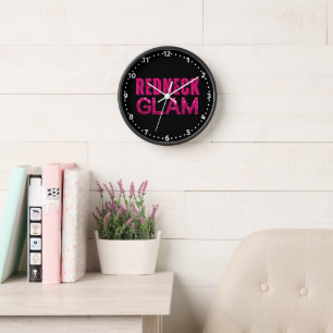 Redneck Glam Rosa Glitter Uhr