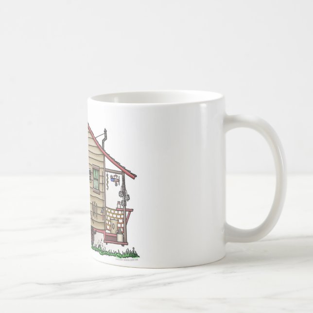 Redneck-Hinterwäldler-Camper-Tassen Kaffeetasse (Rechts)