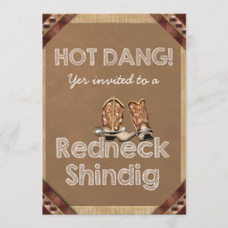 Redneck-Party Einladungen