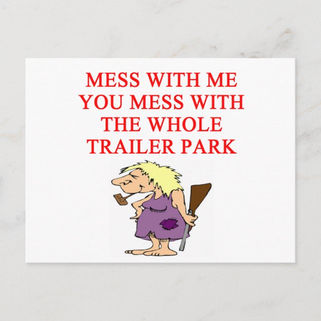 Redneck Postkarte (Vorderseite)