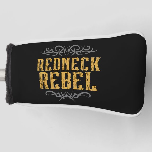 Redneck Rebel Golf Headcover (Vorderseite)