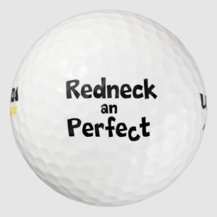 Redneck und vervollkommnen golfball
