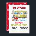 Redneck White Trash Weihnachts Trailer Party Invit Einladung<br><div class="desc">Funny Trailer Trash,  Redneck oder White Trash Weihnachtsbash Party für den Urlaub. Mit einem Bier,  einem halb toten Weihnachtsbaum,  einer Feuergrube und einem schmutzigen Camper-Anhänger geht der Weihnachtsmann runter und schmutzig. Super lustig und humorvoll für ein Bier oder Cocktail Holiday Party!</div>