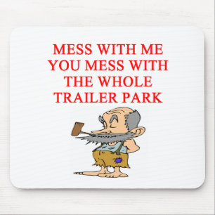 Redneckhinterwäldlerwitz Mousepad