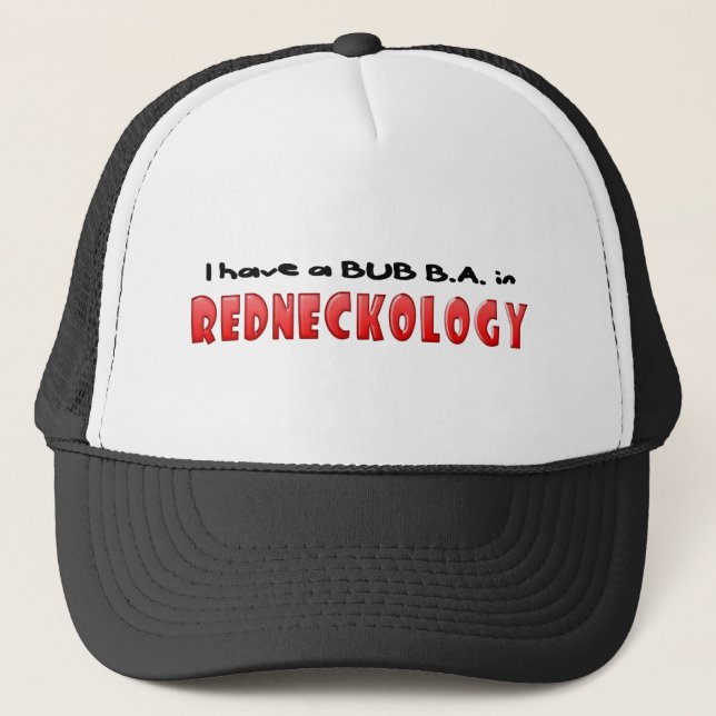 Redneckology Bubbas B.A. Truckerkappe (Vorderseite)