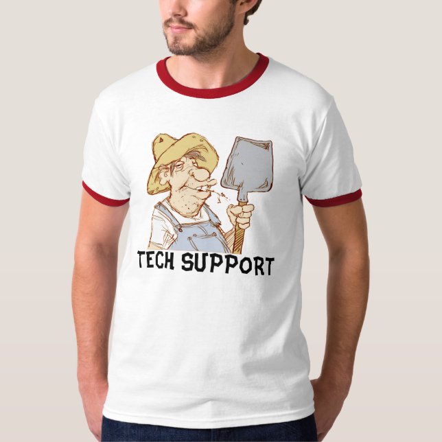 Rednecktech-Unterstützung T-Shirt (Vorderseite)