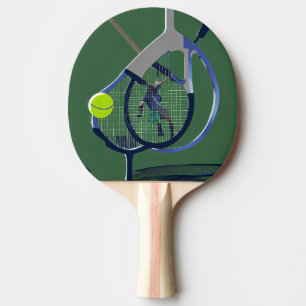 Redo the design of the logo by add a padel rack tischtennis schläger