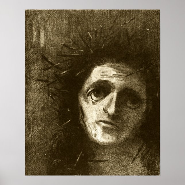 Redon - Christus 1887 Poster (Vorne)