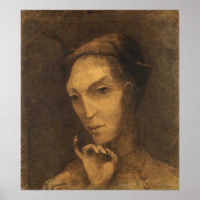 Redon - Mephistopheles Poster (Vorne)