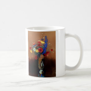 Redon: Wilde Blumen, C1912 Kaffeetasse
