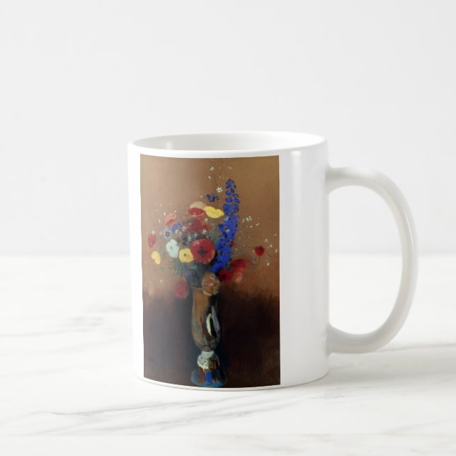 Redon: Wilde Blumen, C1912 Kaffeetasse (Rechts)