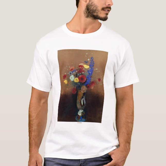 Redon: Wilde Blumen, C1912 T-Shirt (Vorderseite)