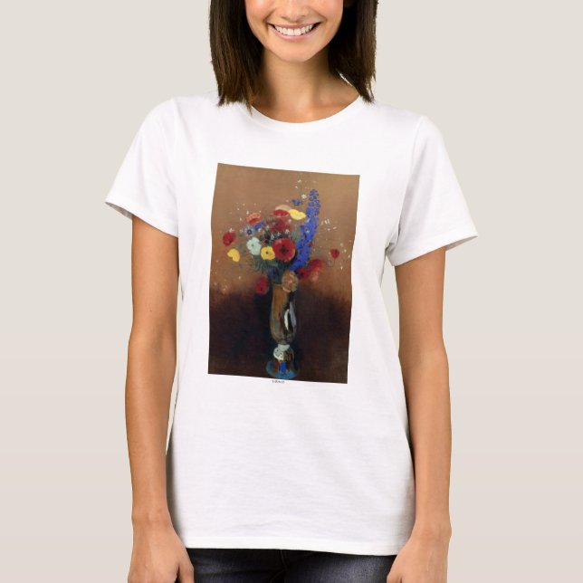 Redon: Wilde Blumen, C1912 T-Shirt (Vorderseite)