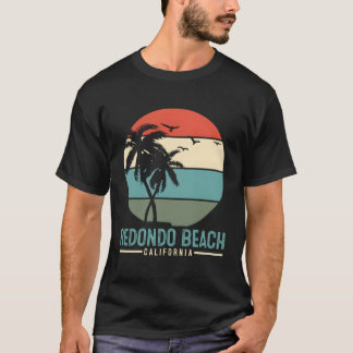 Redondo Beach California Retro-Geschenk T-Shirt