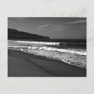 Redondo Beach in Schwarz-Weiß-Postkarte Postkarte