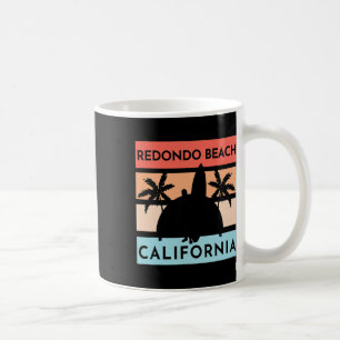 Redondo Beach Kalifornien Surfen Sommerurlaub Vint Kaffeetasse