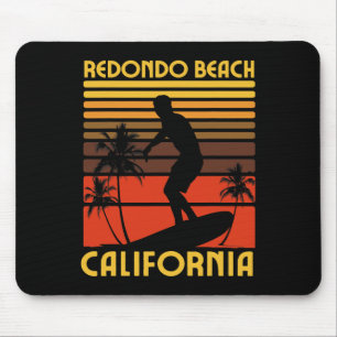 Redondo Beach Kalifornien Surfen Sommerurlaub Vint Mousepad