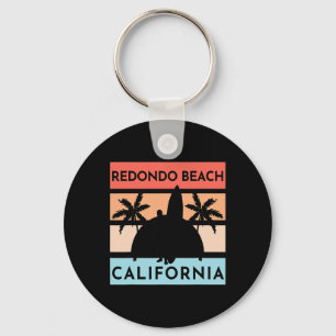 Redondo Beach Kalifornien Surfen Sommerurlaub Vint Schlüsselanhänger