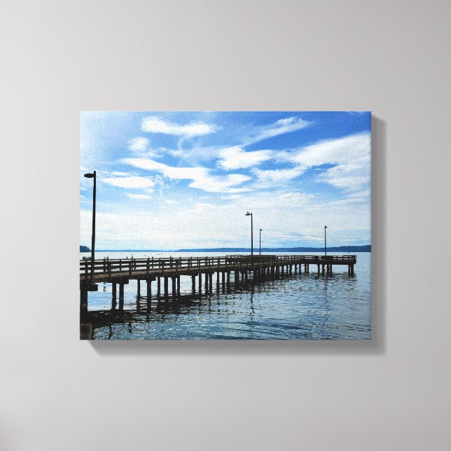 Redondo fishing dock leinwanddruck (Vorderseite)