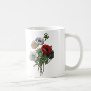 Redoute: Anemone, 1833 Kaffeetasse