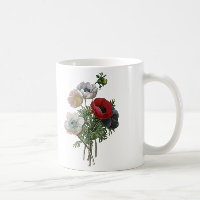 Redoute: Anemone, 1833 Kaffeetasse (Rechts)