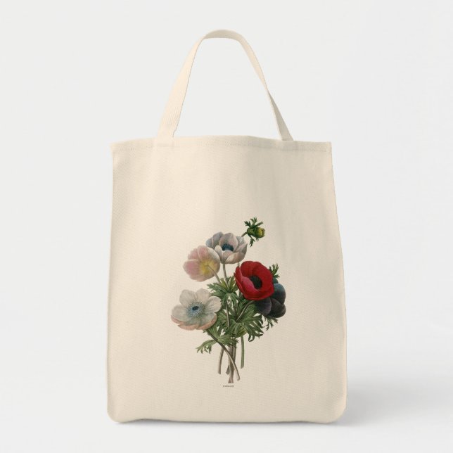 Redoute: Anemone, 1833 Tragetasche (Vorne)