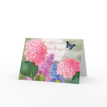 Redoute Flower Garden Grußkarte