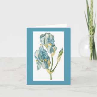 Redoute Iris Notecard Karte