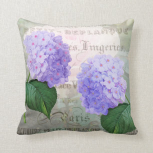 Redoute lila Hydrangealumbales Throw-Kissen Kissen