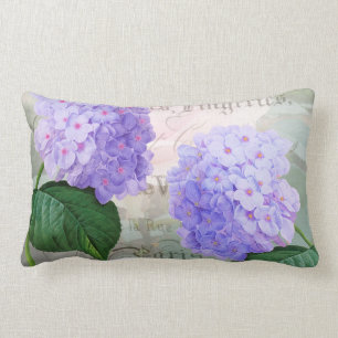 Redoute lila Hydrangealumbales Throw-Kissen Lendenkissen