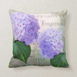 Redoute lila Hydrangeathrow-Kissen Kissen