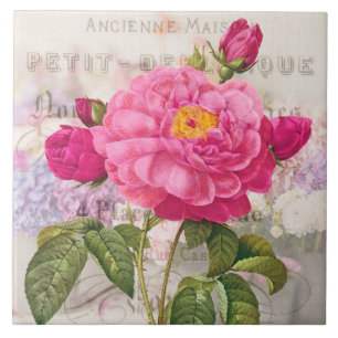 Redoute Pink Rose Keramik Tile Fliese