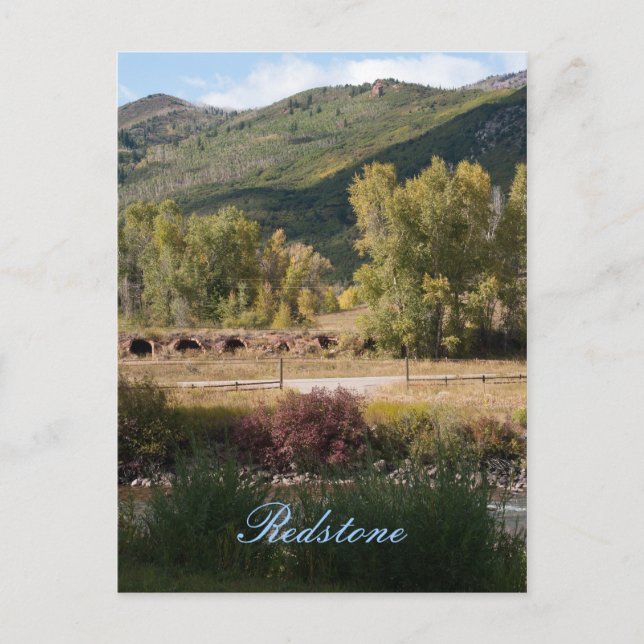 Redstone, Colorado im Späten Sommer Postkarte (Vorderseite)