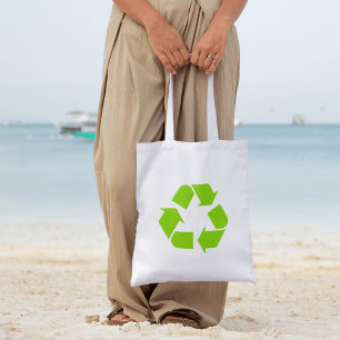 Reduce Reuse Recycle -Eco Symbol Nachhaltiger Stil Jumbo Stoffbeutel