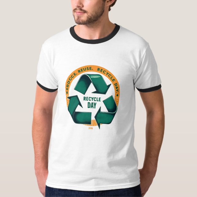Reduce Reuse Recycle Eco Tee (Vorderseite)