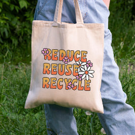 Reduce, Reuse, Recycle | Positive Social massage Tragetasche