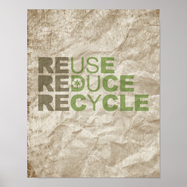 REDUCK REUSE RECYCLE - POSTER (Vorne)