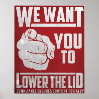 Reduzieren Sie die Leite Poster