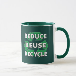 Reduzieren Sie die Wiederverwendung Gerecycelt Ear Tasse