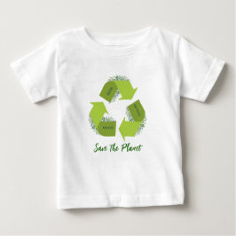 Reduzieren, wiederverwenden, Recyceltest von Baby T-shirt