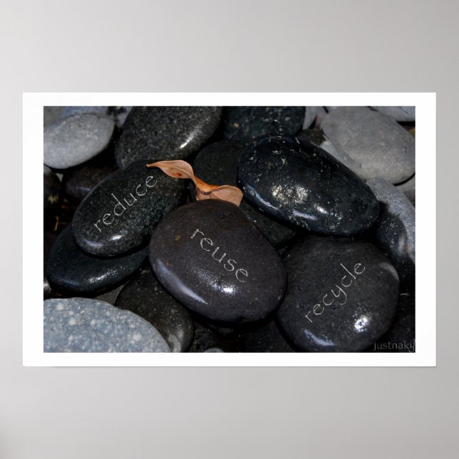 reduzieren Wiederverwendungs-Retyle-Steine Poster (Vorne)