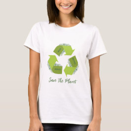 Reduzierung, Wiederverwendung und Recycle T-Shirt