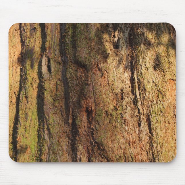 Redwood Bark Foto Texture Mousepad (Vorne)