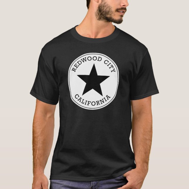 Redwood City California T Shirt (Vorderseite)