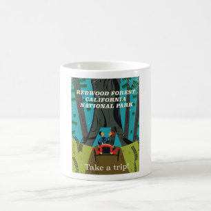 Redwood Forest California National Park Travel Tasse