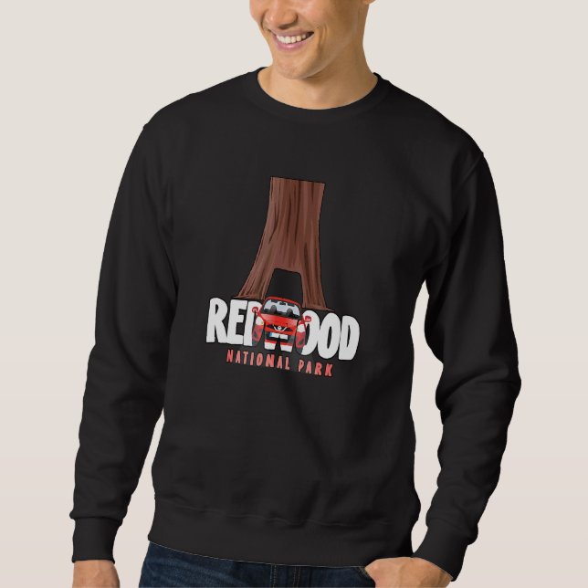 Redwood National Park California Besuchertourismus Sweatshirt (Vorderseite)