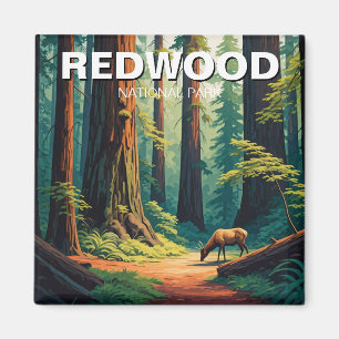 Redwood National Park California Elch Magnet