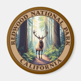Redwood National Park California Magnet
